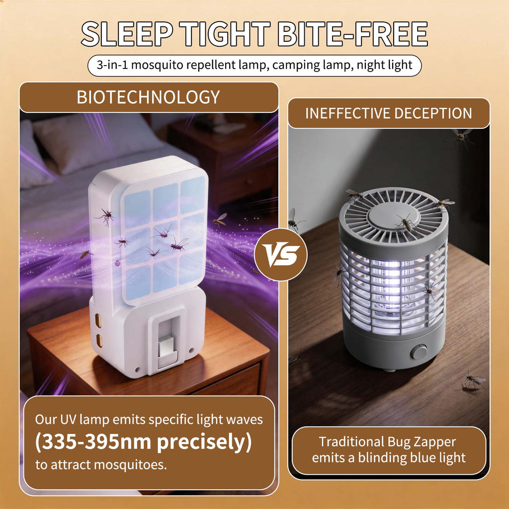 Silent & Safe Mosquito Lamp All Night