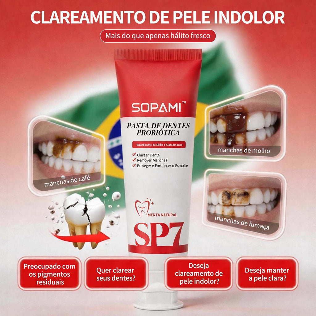 SP7 Probiotic Whitening Toothpaste | Deep Stain Removal